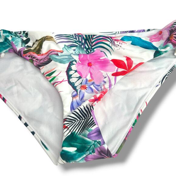 NEW Mix & Match Bikini Set Size Large 36/38C Green Tropical Coco Reef Raisins - Picture 5 of 15